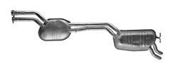 AP Exhaust - Mufflers for 1998-2002 E320, E430 - ME23707
