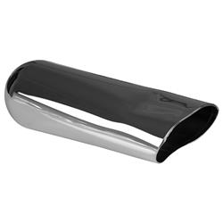 AP Exhaust Xlerator  Oval, Chrome 2 Inch Exhaust Tip XBT200