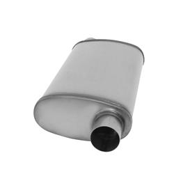 AP Exhaust Xlerator Performance 409 Stainless Steel 2.5 Inch Muffler XS1266