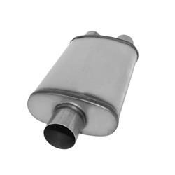 AP Exhaust Xlerator Performance 409 Stainless Steel 3 Inch Muffler XS2198