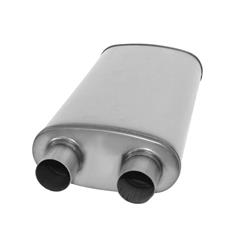 AP Exhaust Xlerator Performance 409 Stainless Steel 2.5 Inch Muffler XS2568