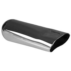 AP Exhaust Xlerator  Oval, Chrome 2.25 Inch Exhaust Tip XWT214