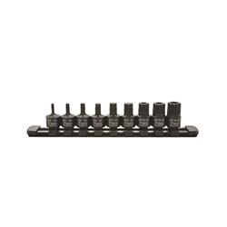 Astro Pneumatic Tool Company 3/8 in. Drive Nano Impact Triple Square Socket Sets 94409TS