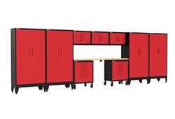 Armadillo Tough 10-Piece Storage Cabinets Sets AR10PC54R