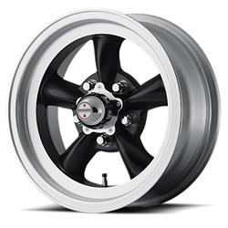 American Racing VN105 Torq-Thrust D Black Wheels with Machined Lips