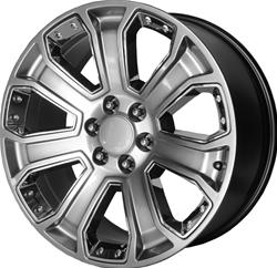 Performance Replicas PR113 Hyper Silver Wheels with Chrome Accents 20x9