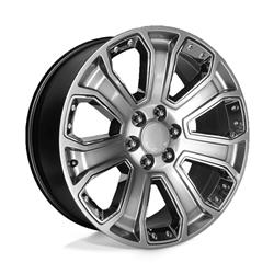 Performance Replicas PR113 Hyper Silver Wheels with Chrome Accents 22x9
