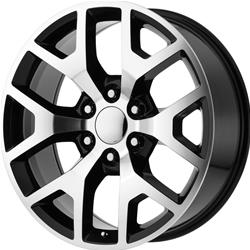 Performance Replicas PR169 Gloss Black Wheels with Machined Face 20x9