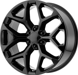 OE Creations PR176 Gloss Black Wheels 20x9