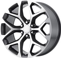 Performance Replicas PR176 Gunmetal Wheels with Machined Face 20x9