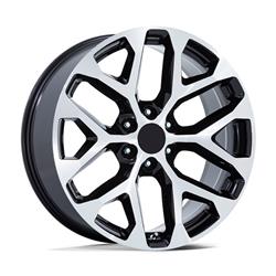 Performance Replicas PR177 Gloss Black Wheels with Machined Face 20x9