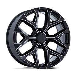 Performance Replicas PR177 Gloss Black Wheels with Milled Accents 20x9