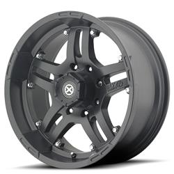 ATX Wheels AX181 Series Artillery Cast Iron Black Wheels AX18169080712N