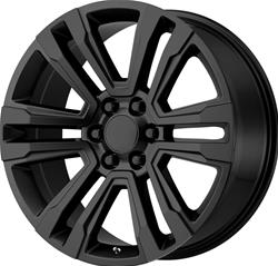 Performance Replicas PR182 Satin Black Wheels 20x9