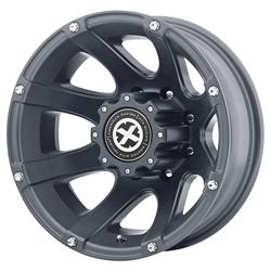 ATX Wheels AX189 Series Ledge PTFE Coated Gray Dually Wheels AX18966087694N