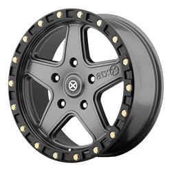ATX Wheels AX194 Ravine Matte Gray Wheels with Black Ring AX19488552435