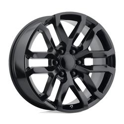 Performance Replicas PR196 Satin Black Wheels 22x9