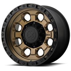 ATX Wheels AX201 Series Matte Bronze Wheels with Matte Black Lip AX20189052635