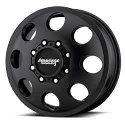 ATX Wheels AX204 Series Baja Dually Satin Black Wheels AX204660807111