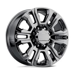 Performance Replicas PR207 Black Chrome Wheels 20x8.5