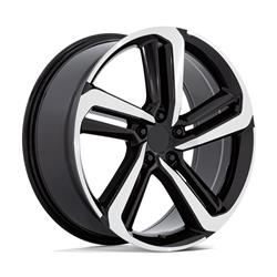 Performance Replicas PR216 Gloss Black Wheels with Machined Face 18x8