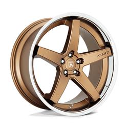 Asanti Black Label ABL31 Regal Satin Bronze Wheels with Chrome Lip 20x10.5