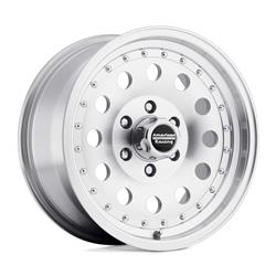 American Racing AR62 Outlaw II Silver Wheels 18x8