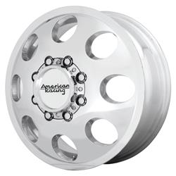 American Racing AR204 Baja Dually Polished Wheels 17x6