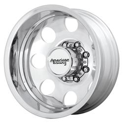 American Racing AR204 Baja Dually Polished Wheels 17x6