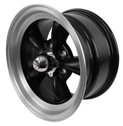 American Racing VN10558061BUS American Racing VN105 Torq-Thrust D Black  Wheels with Machined Lips | Summit Racing