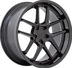 American Racing AR942 Matte Black Wheels with Gloss Black Lip 20x9.5