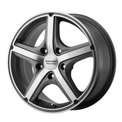 American Racing AR883 Maverick Anthracite Machined Wheels 20x8.5