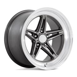 American Racing VN514 Groove Anthracite Wheels with Diamond Cut Lip 18x10