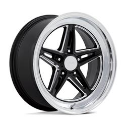 American Racing VN514 Groove Gloss Black Wheels with Diamond Cut Lip 18x10