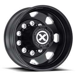 ATX Wheels AO401 Octane Gloss Black Milled Wheels 22.5x8.25