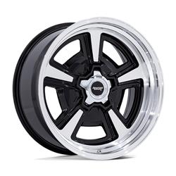 American Racing VN517 Marauder Black Wheels with Diamond Cut Lip 22x10