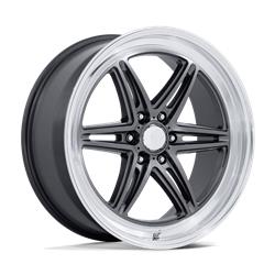 American Racing Groove 6 Drag Anthracite Wheels with Diamond Cut Lip 17x10