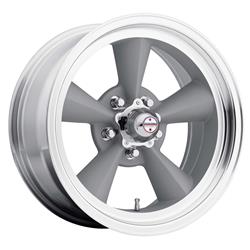 American Racing VN309 Torq-Thrust Original Vintage Silver Painted Wheels 15x8.5