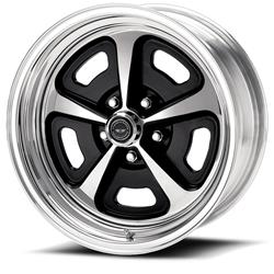 American Racing VN500 Custom 500 Polished Wheels with Black Accents 17x7