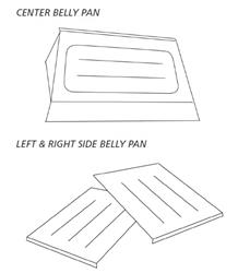 Alston Racing Rear Belly Pan Kits AL-161920