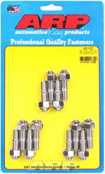 For Select Chevrolet Small Block Engines Set Of 12 ARP 400-1412 Header Studs With Hex Nuts Polished Stainless Steel 
