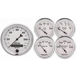 AutoMeter Old Tyme White II Analog Gauge Kits