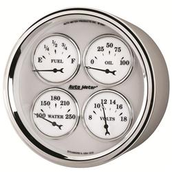 AutoMeter Old Tyme White II Analog Gauge Kits 1210