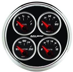 AutoMeter Designer Black II Analog Gauge Kits 1211