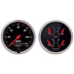AutoMeter Designer Black Series Analog Gauge Kits 1408