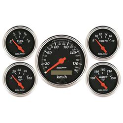 AutoMeter Designer Black Series Analog Gauge Kits 1421-M