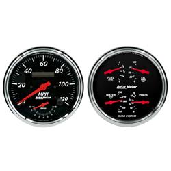 AutoMeter Designer Black Analog Gauge Kits 1452