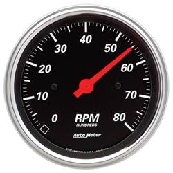 AutoMeter Designer Black Tachometers
