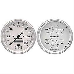 AutoMeter Old Tyme White Series Analog Gauge Kits 1603