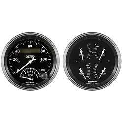 AutoMeter Old Tyme Black Series Analog Gauge Kits 1720